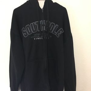 South Pole Black Hoodie Heavy Duty Men's XL